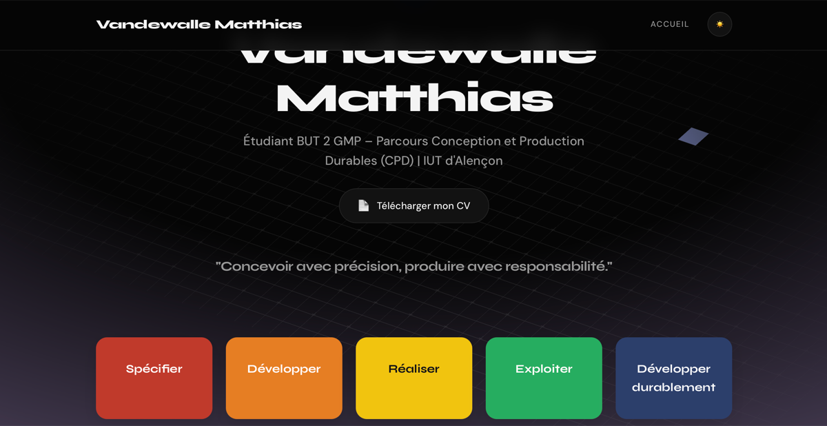 Portfolio de Compétences GMP